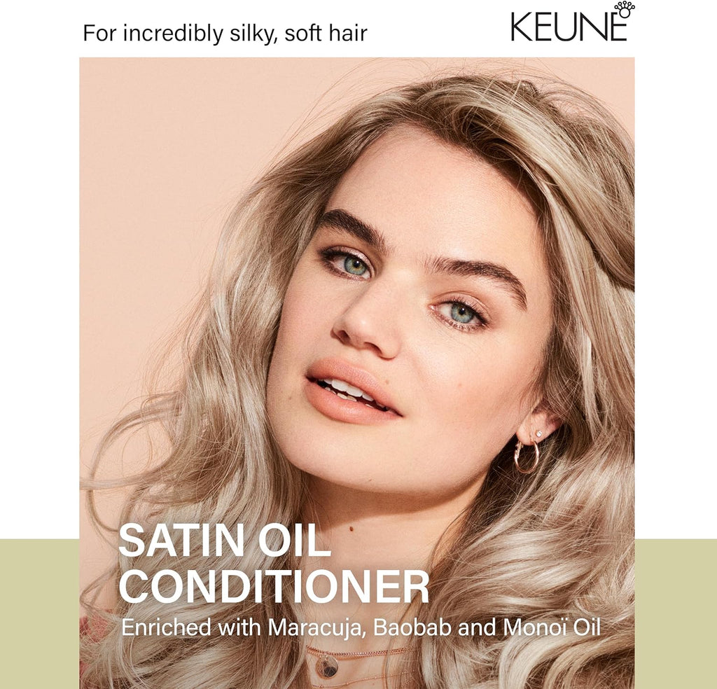 Care Line Satin Oil Conditioner - Illuminating Conditioner for Dry and Dull Hair 250 Ml