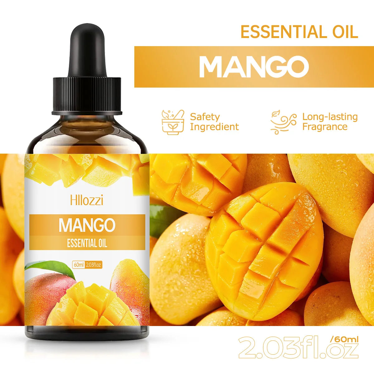 Mango Essential Oil Fruit Essential Oil Aromatherapy Aromatherapy Essential Oil Humidifier Diffuser Fresh Air Multifunctional