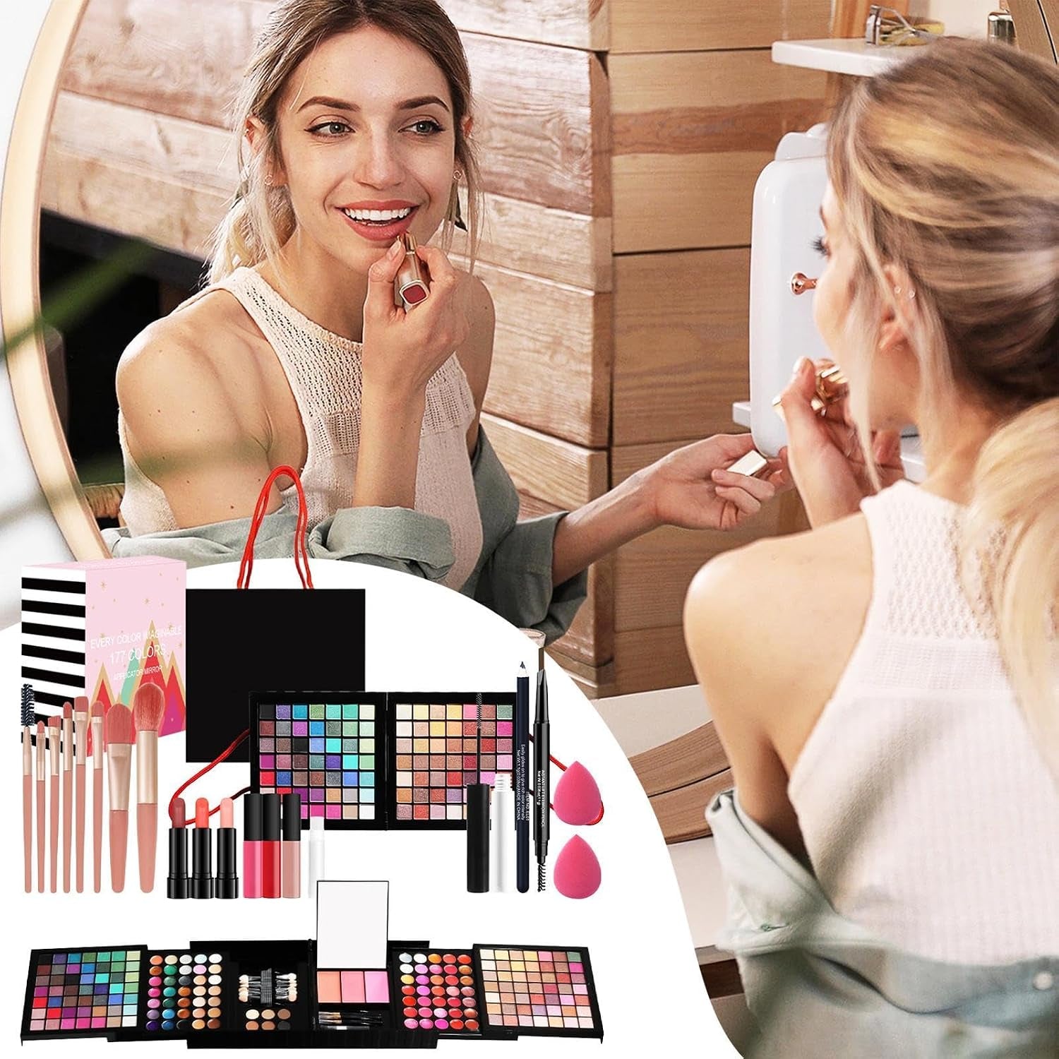 Full Makeup Kit for Women Full Start up Cosmetics Set Starter Cosmetic Kit