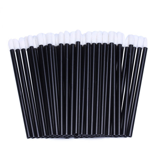 200 Pieces Disposable Lip Wands, Lip Brushes, Lipstick & Gloss Applicators Lint Free Makeup Applicator Brush Beauty Tool