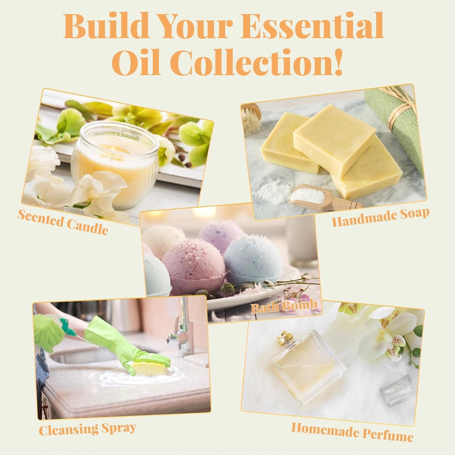 Essential Oils Set, 24 Essential Oil + 4 Blends Essential Oil Roll | Happy, Relax, Air Freshening, for Diffuser, Humidifier, Aromatherapy, Candle & Soap Making, Massage - Essential Oils Gift Set