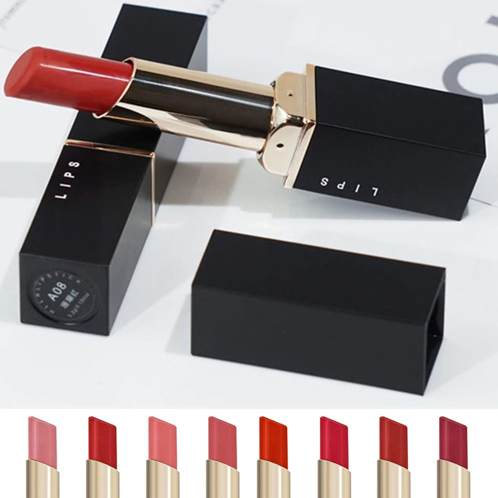 Lip Liner and Lipstick Set Red Lipstick Non Staining Cup Lipstick Non Fading Velour Small Black Tube Lipstick Color Makeup Non Fading Lipstick