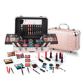 All in One Makeup Set for Teenager Girls, Full Makeup Kit for Beginners Includes Eye Shadow Palette Blush Lip Gloss Lipstick Lip Pencil Eye Pencil Brush Mirror (Pink Heart)