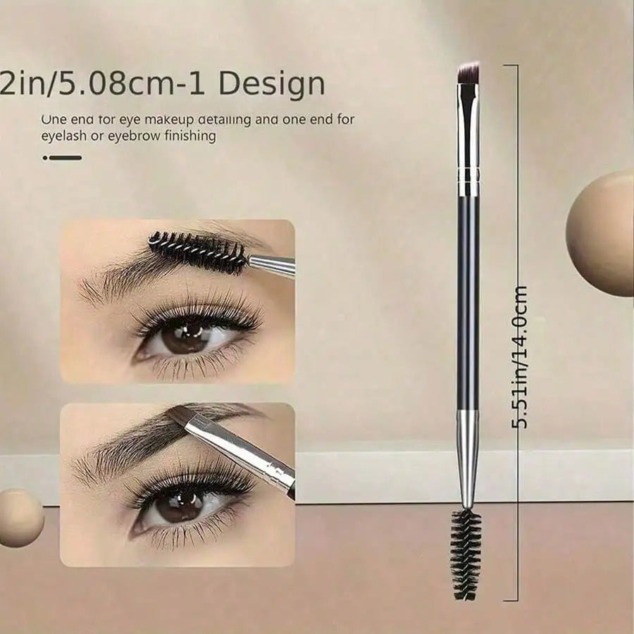 11-In-1 Eyelash Grooming Kit, Includes Eyelash Curler with Comb Separator, Eyelash Wand, Eyebrow Brush, 4 Silicone Refill Pads