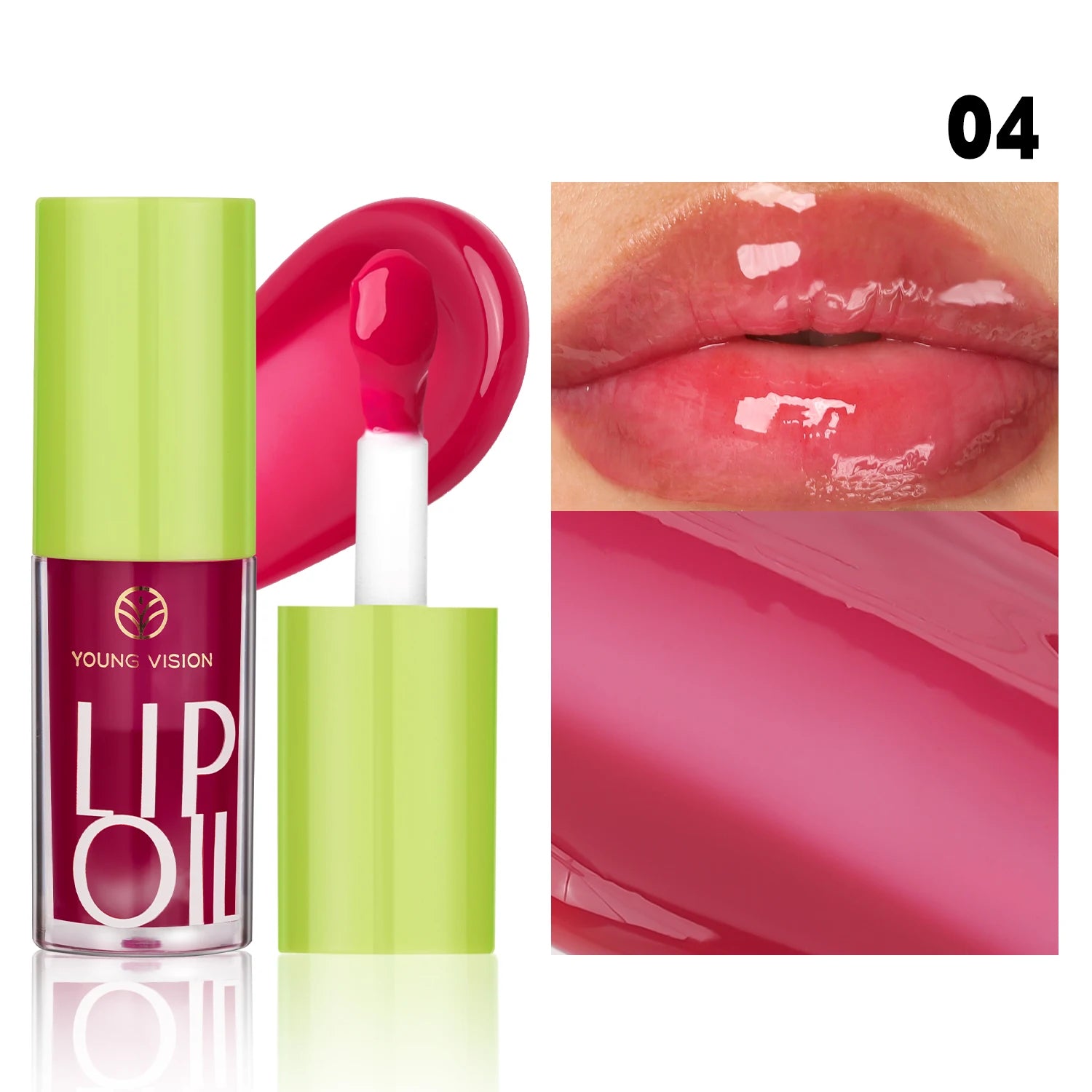 Transparent Lip Oil 6 Colors Available for Lip Moisturizing Lip Oil, Lip Enriching Lip Protection, Lipgloss