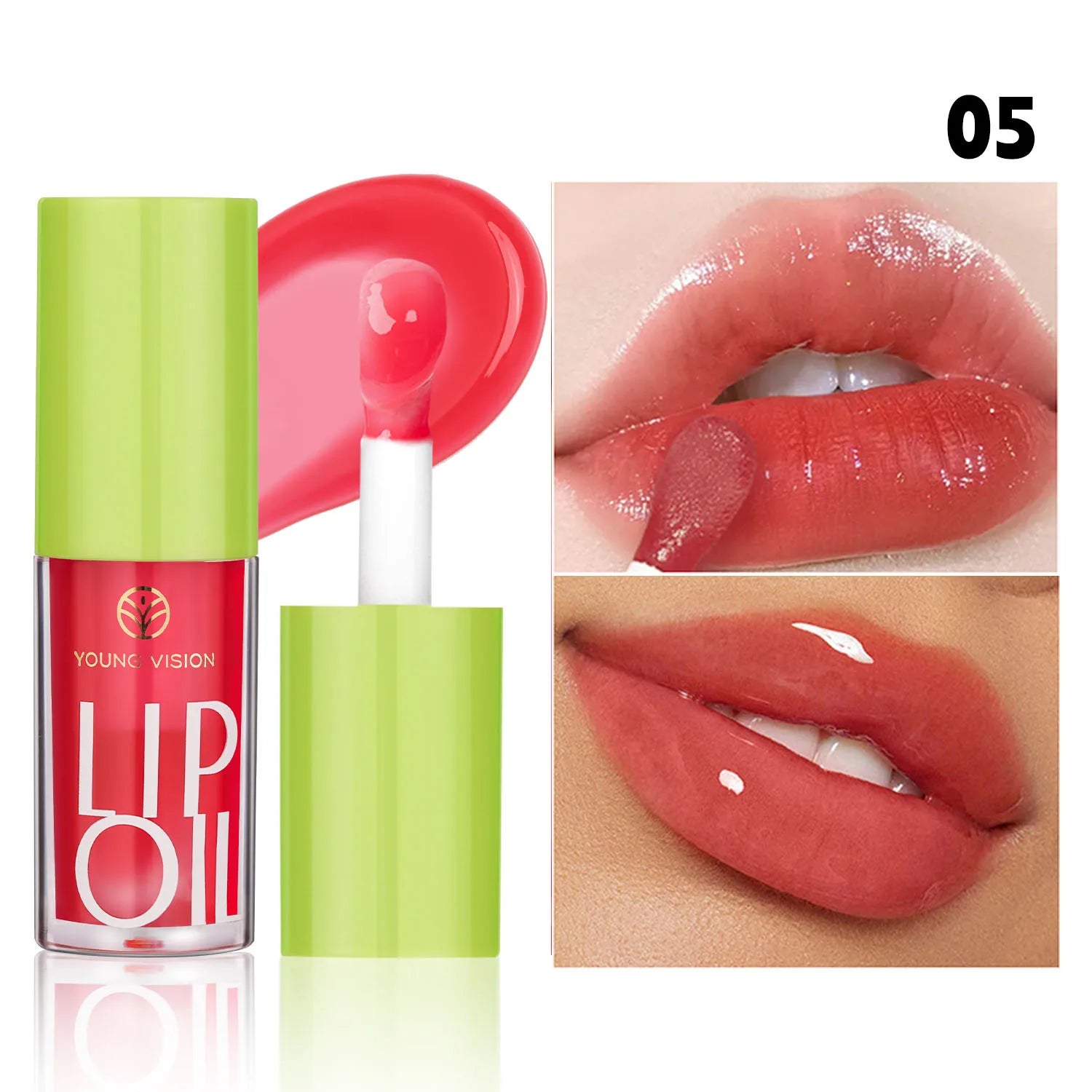 Transparent Lip Oil 6 Colors Available for Lip Moisturizing Lip Oil, Lip Enriching Lip Protection, Lipgloss