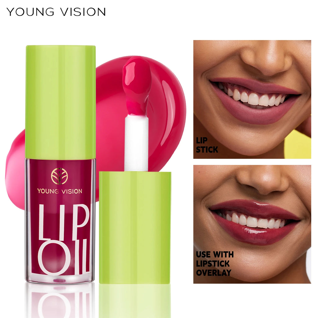 Transparent Lip Oil 6 Colors Available for Lip Moisturizing Lip Oil, Lip Enriching Lip Protection, Lipgloss