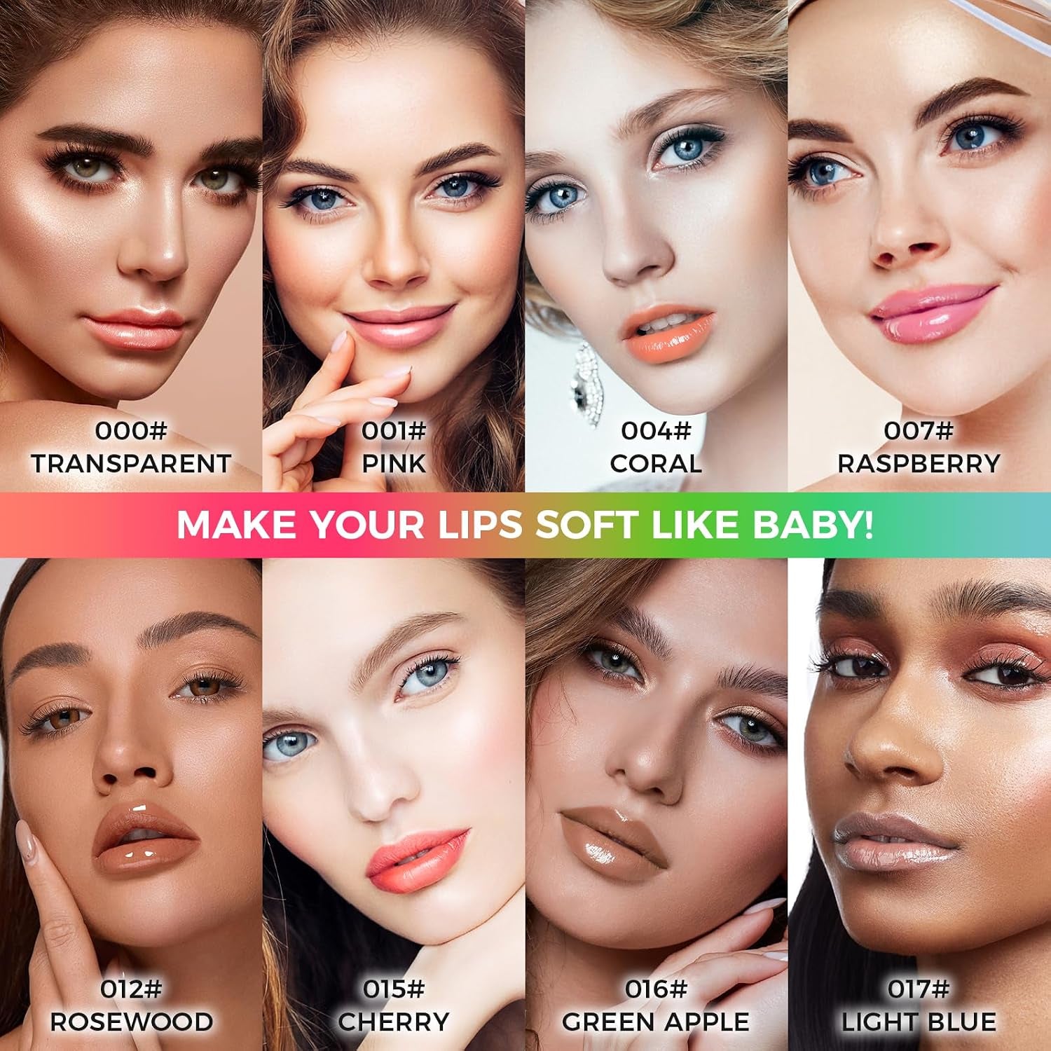 Hydrating Lip Glow Oil, Plumping Lip Gloss Tinted Lip Balm Transparent Lip Care, Long Lasting Hydrating Lip Gloss Tinted Lip Non-Sticky, Lip Tint Lip Care Oil for Dry Lip