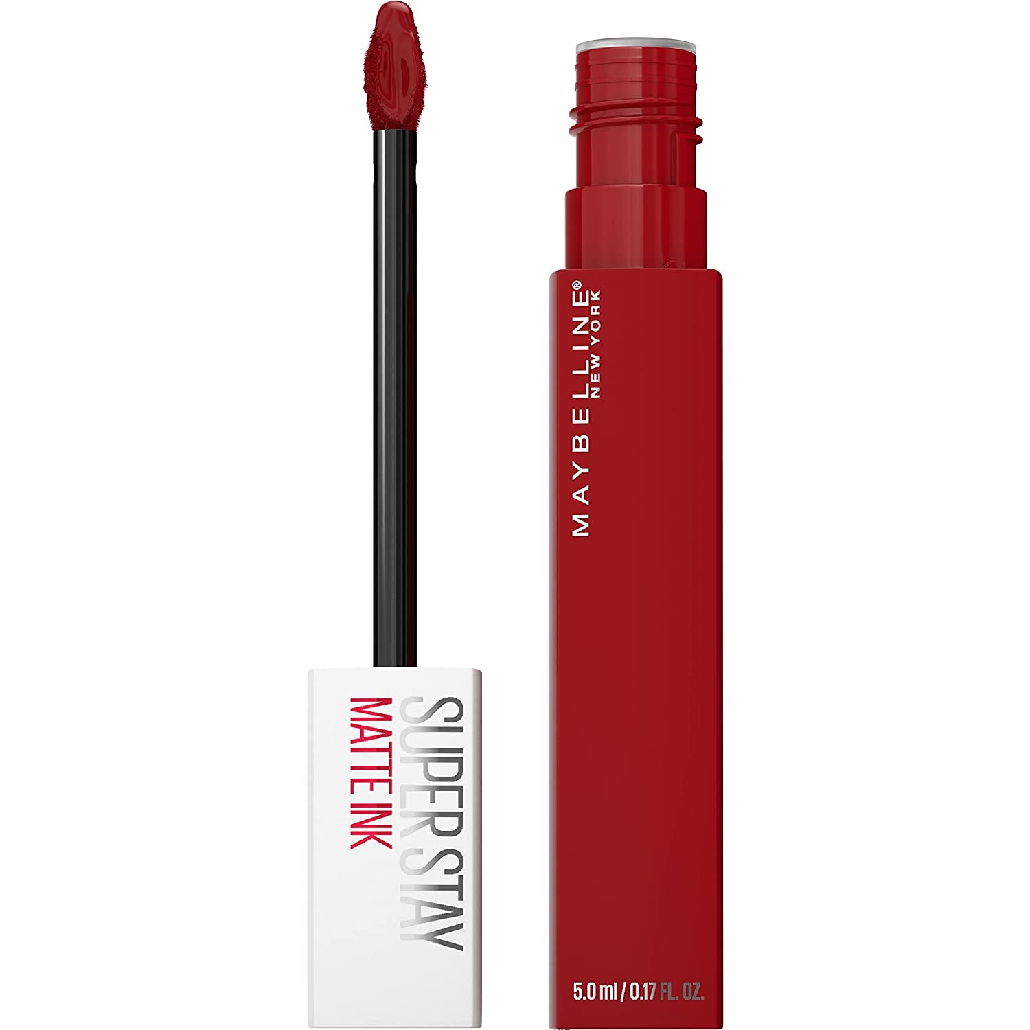 Super Stay Matte Ink Liquid Lipstick Makeup, Long Lasting High Impact Color & Color Sensational Lipstick, Lip Makeup, Matte Finish, Hydrating Lipstick, Nude, Pink, Red