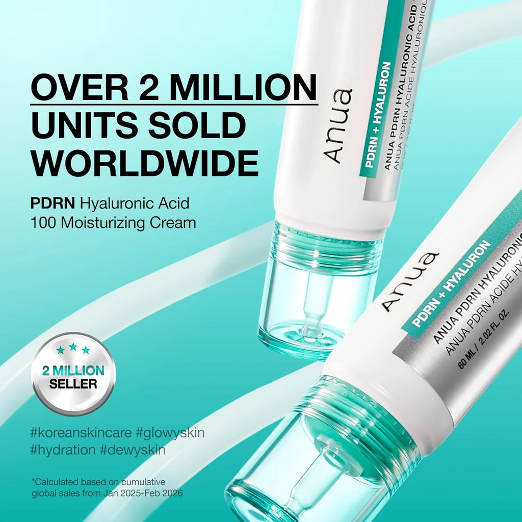 Anua PDRN Hyaluronic Acid 100 Moisturizing Cream (60Ml)