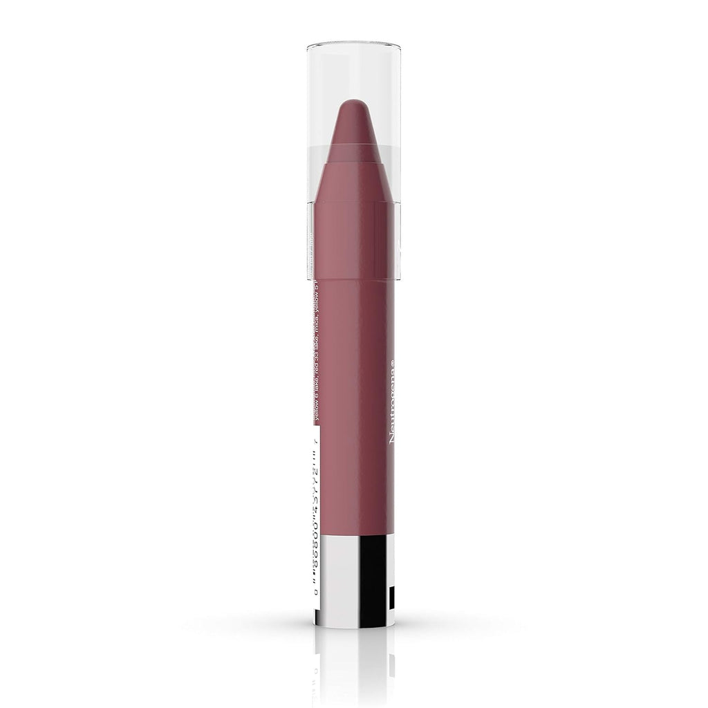Neutrogena Moisture Smooth Color Stick for Lips, Moisturizing and Conditioning Lipstick with a Balm-Like Formula, Nourishing Shea Butter and Fruit Extracts, 120 Berry Brown.011 Oz (Pack of 1)