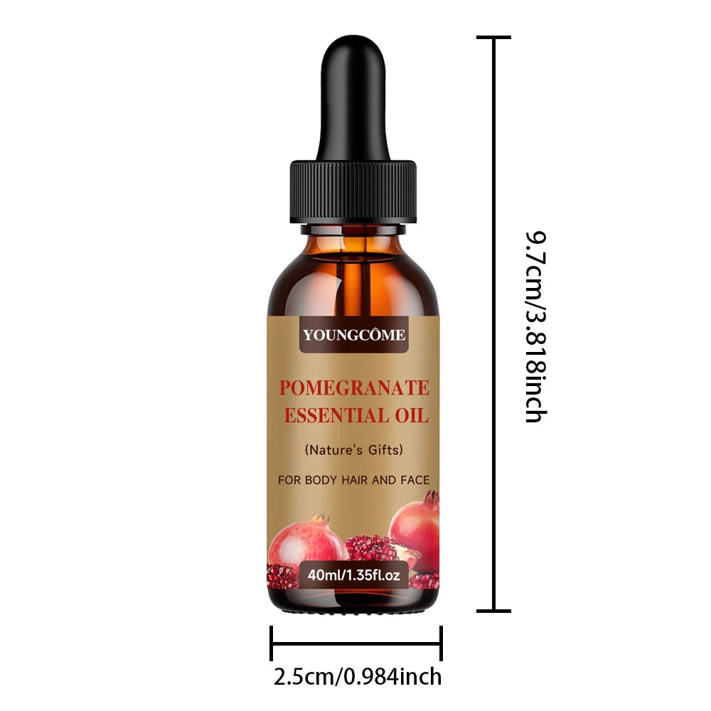 Pomegranate Hair Growth Essential Oil Face and Body Skin Care Essential Oil Moisturizing Massage Essential Oil