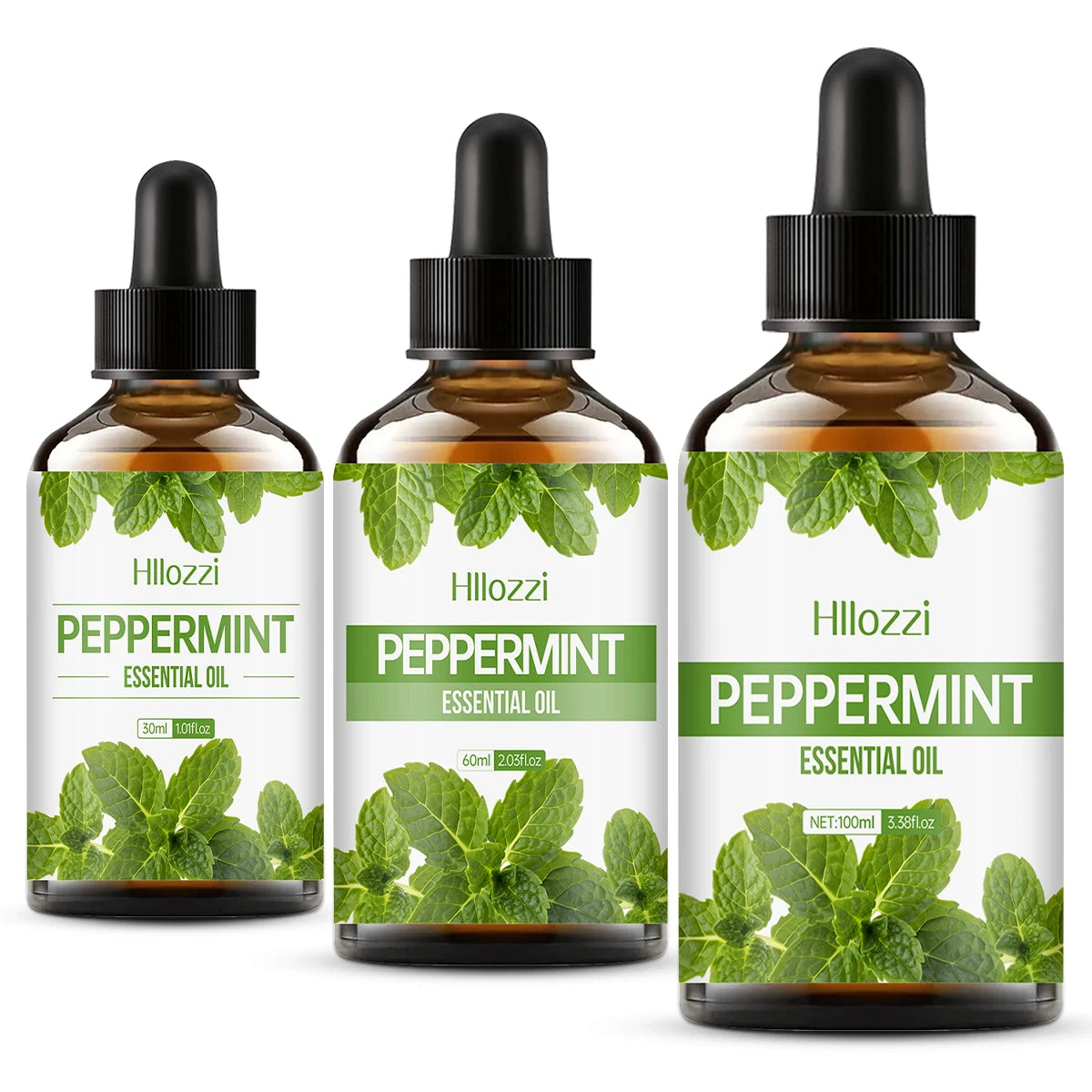 100Ml/60Ml/30Mlpeppermint Essential Oil Hydrating Multifunctional Essential Oil Aromatherapy Candle Car Diffuser