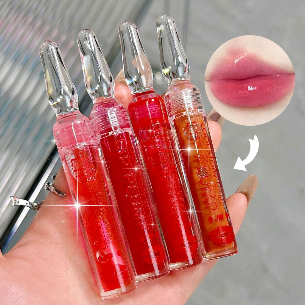 Moisturizing Lip Oil Hydrating Lip Glow Oil,No-Sticky Lip Gloss Lip Balm Lip Care Oil Tinted Clear Lip Plumper, Pink Lip Glaze Glossy Lip Make up for Dry Lip