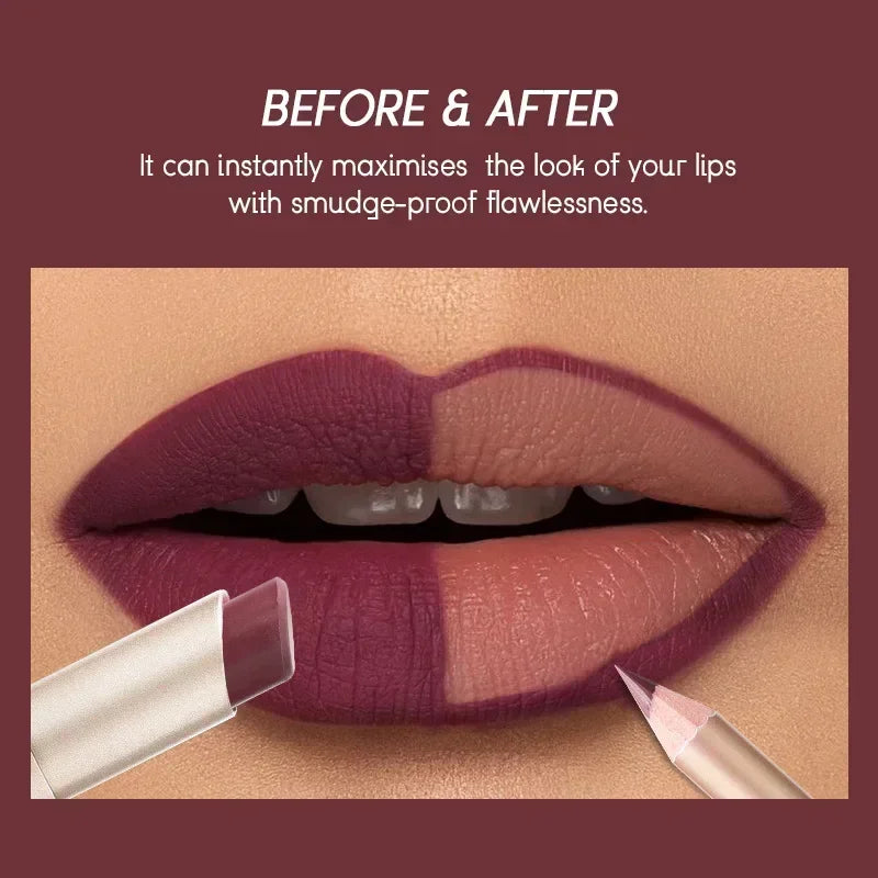2 in 1 Lipstick Set Lip Liner Free Shipping Make-Up for Women Waterproof Long Lasting Cosmetics Korean Makeup Matte Lipstick