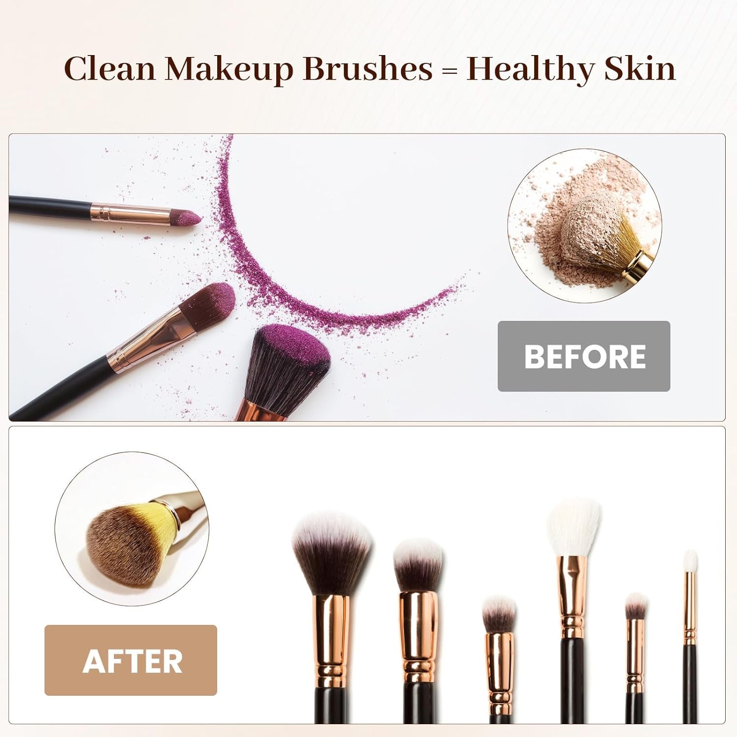 Electric Makeup Brush Cleaner and Dryer - Rapid Cleaning and Drying Solution for Cosmetic Brushes - Automatic Brush Spinner Washer