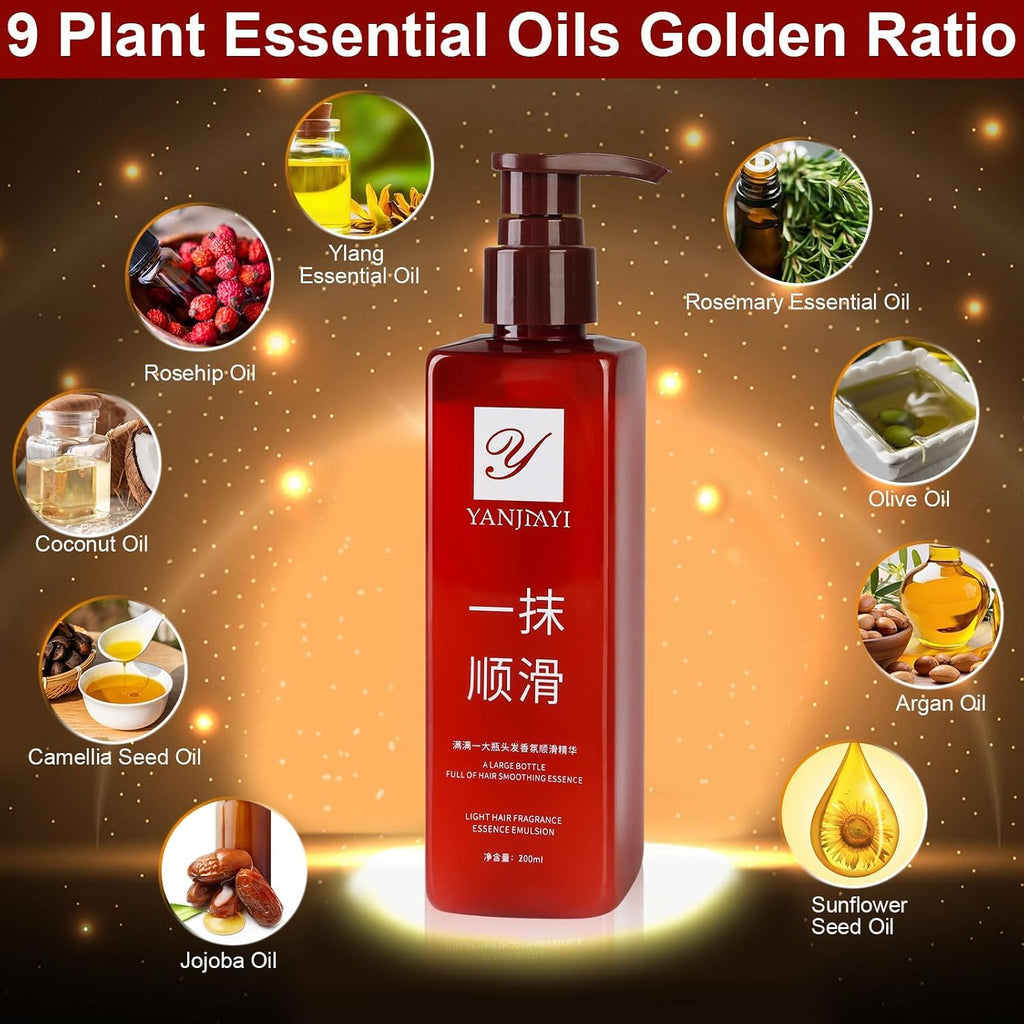 A Touch of Magic Hair Care, YANJIA-YI Leave-In Conditioner,Advanced Keratin Conditioner,Magic Hair Care Leave-In Conditioner for Damaged Hair,Anti-Frizz Hair Smoothing Conditioner