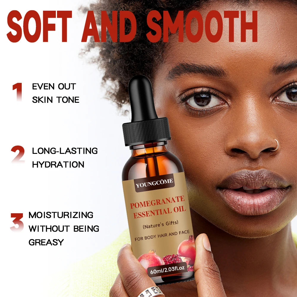 Pomegranate Hair Growth Essential Oil Face and Body Skin Care Essential Oil Moisturizing Massage Essential Oil