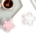 Durable Non-Slip Sakura Coffee Cup PVC Coaster Home Tea Coaster Bowl Pad Placemat Coaster(S)