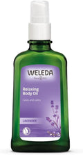 Lavender Relaxing Body Oil with Sweet Almond & Sesame, 100 Ml | Aromatherapy Oil for Massage, Nourishes Normal to Dry Skin, Vegan, Dermatologically Tested, Organic Ingredients