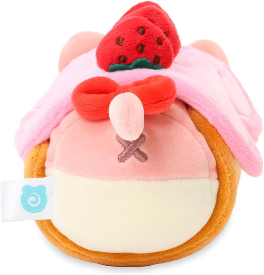 Roll Cake Kittiroll Plush Pillow, Kawaii Kitty Cat, 6" | Soft Plush Toy in Removable Burrito Outfit; Bedroom Decor and Birthday Gift for Kids and Women.