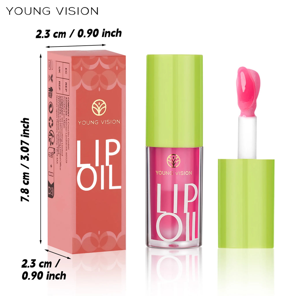 Transparent Lip Oil 6 Colors Available for Lip Moisturizing Lip Oil, Lip Enriching Lip Protection, Lipgloss