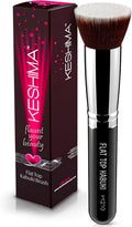 Flat Top Kabuki Brush by  - Premium Foundation Brush
