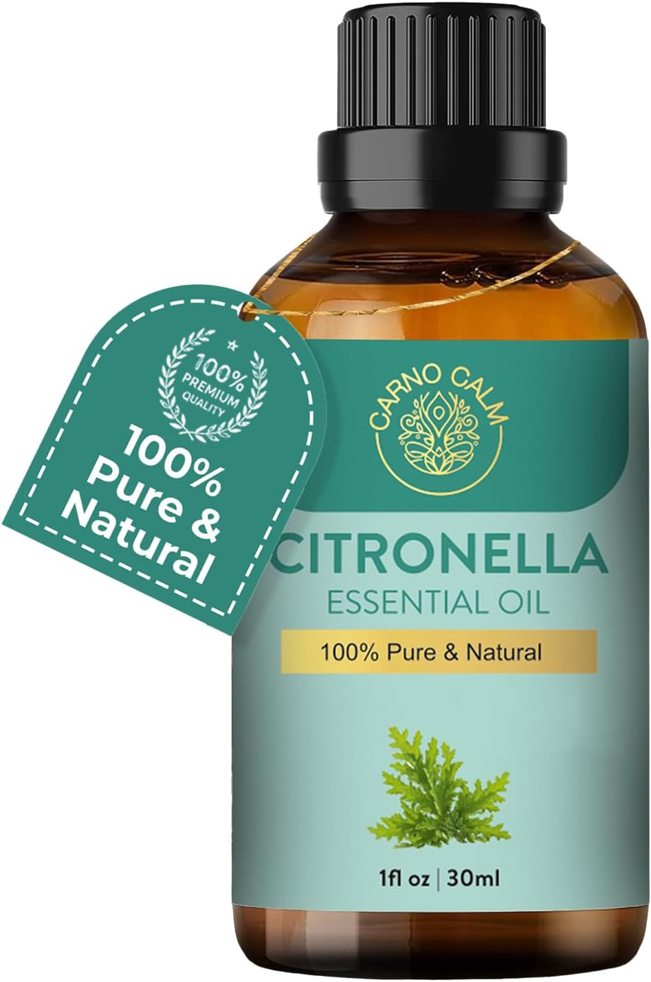 Citronella Essential Oil 30Ml | Great for Candle Making, Wax Melts, Aroma | for Natural Soap Making, Cleaning Supplies, Diffuser, Humidifier, DIY, Home, Office, Cruelty Free | Vegan | 1 Fl. Oz