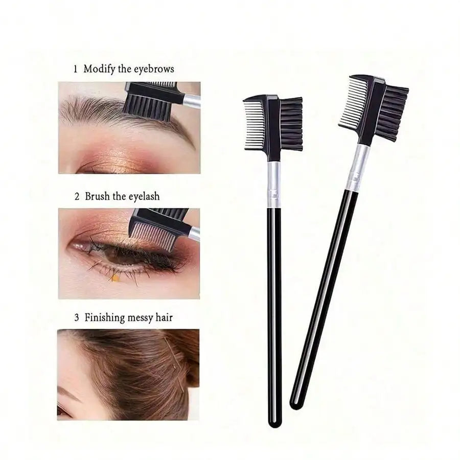 11-In-1 Eyelash Grooming Kit, Includes Eyelash Curler with Comb Separator, Eyelash Wand, Eyebrow Brush, 4 Silicone Refill Pads