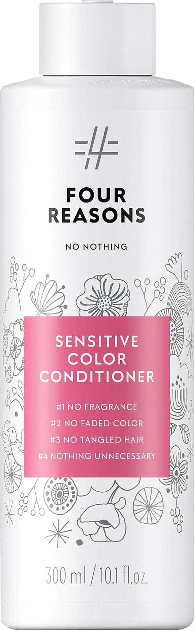 Sensitive Hair Conditioner for Color Treated Hair - Fragrance Free- Hypoallergenic, Phthalate Free, Paraben Free, Vegan & Unscented Conditioner -10.15 Oz
