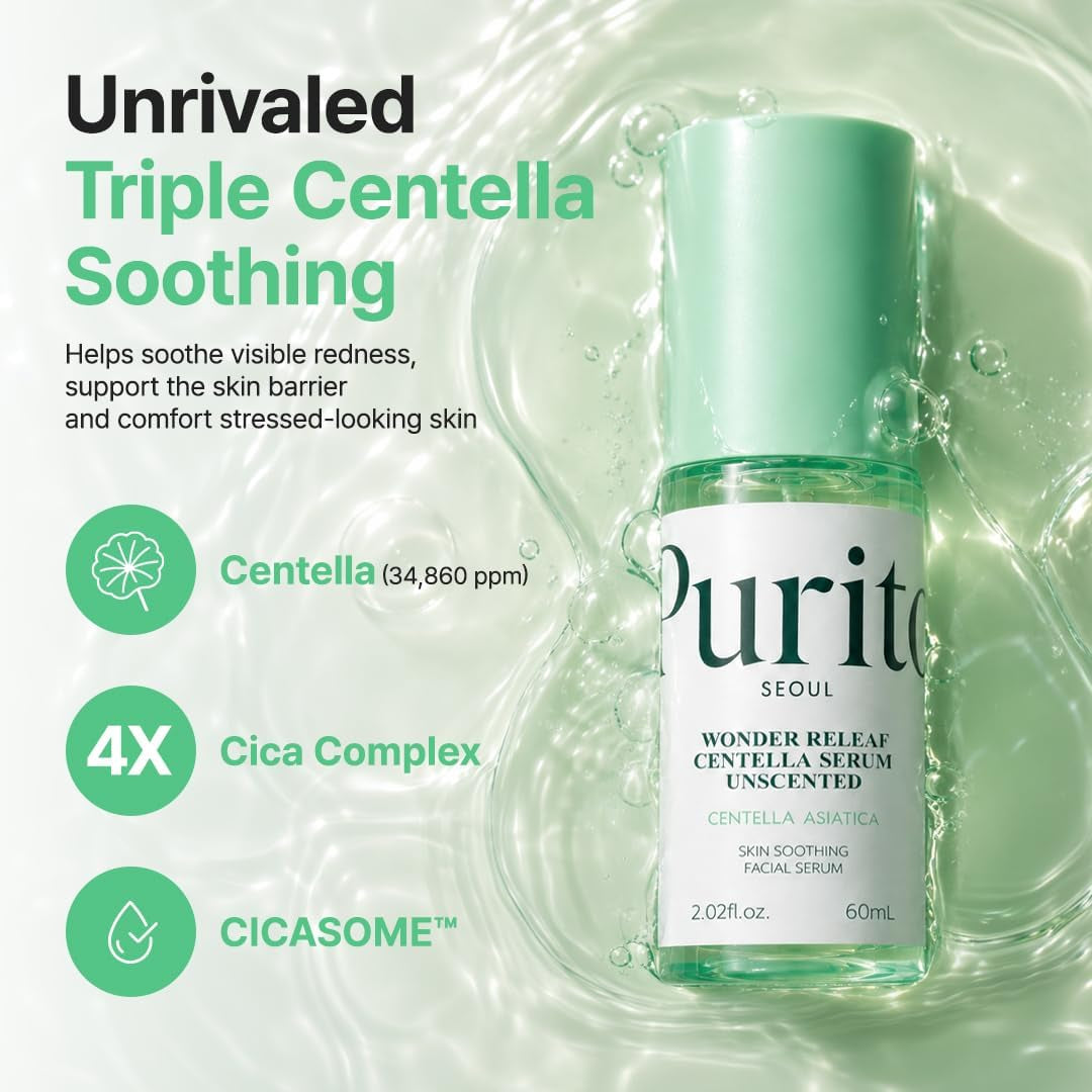 Centella Unscented Serum for Sensitive Skin, 60Ml