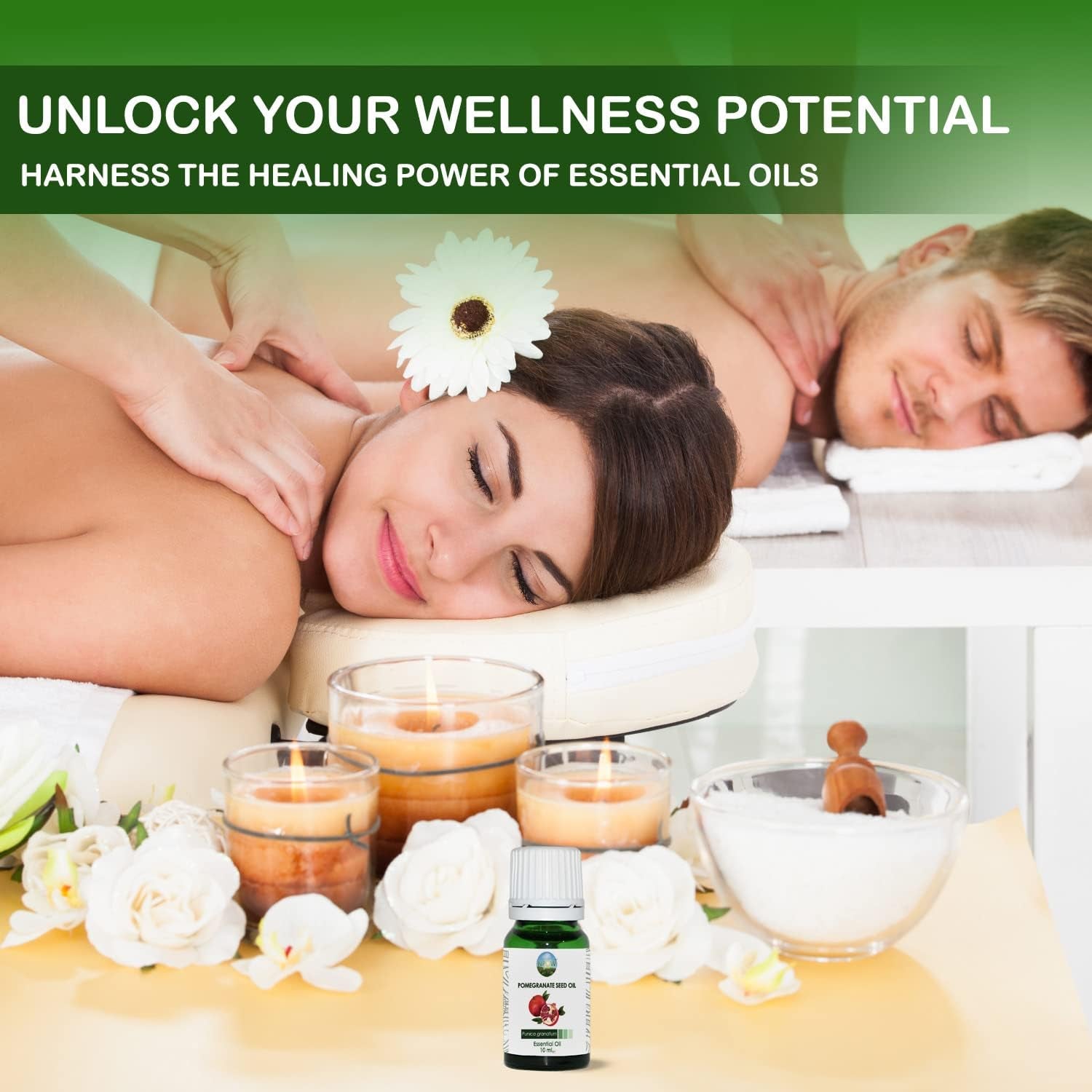 Pomegranate Essential Oils - Pure Essential Oils for Skin, Natural Pomegranate Oil for Face, Oil for Diffuser - 10Ml