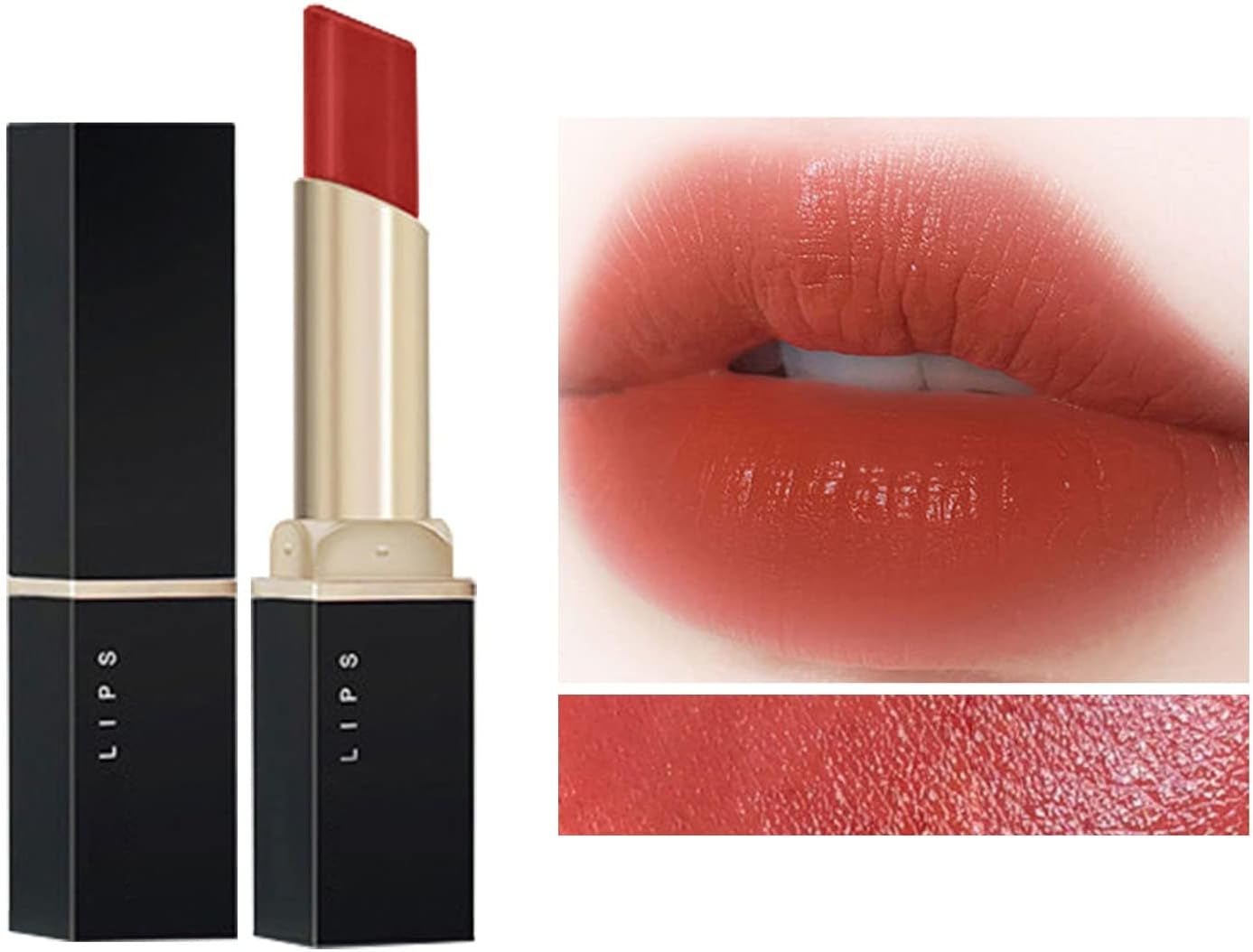 Lip Liner and Lipstick Set Red Lipstick Non Staining Cup Lipstick Non Fading Velour Small Black Tube Lipstick Color Makeup Non Fading Lipstick
