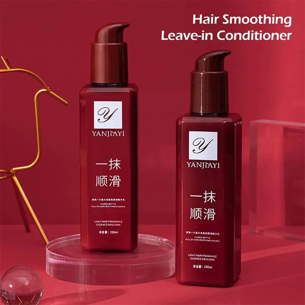 200Ml Smoothing Hair Conditioner Hair Leave-In Conditioner Wash-Free Film Frizz Hair Conditioner Care anti Frizz-Improving Y8R4