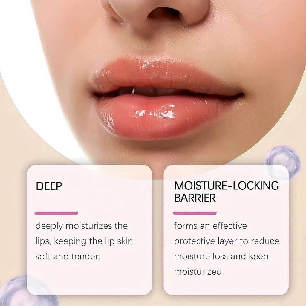 Colour Changing Lipstick with Gold,Transferproof Gold Cry/Stal Temperature Changing Lipstick,Long-Lasting Moisturizing Lip Gloss,Hydrating Clear Lipst/Ick & Flower L/Ip Balm for Dry Cracked Li/Ps