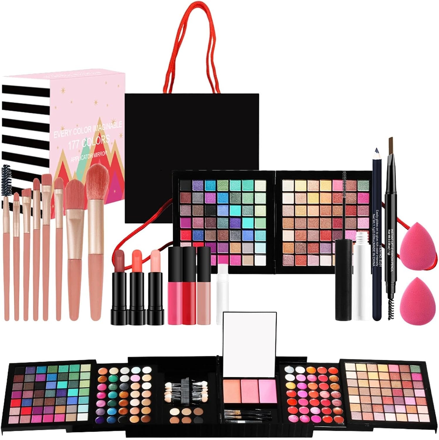 Full Makeup Kit for Women Full Start up Cosmetics Set Starter Cosmetic Kit