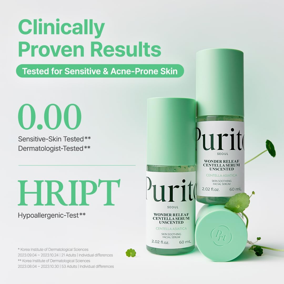 Centella Unscented Serum for Sensitive Skin, 60Ml