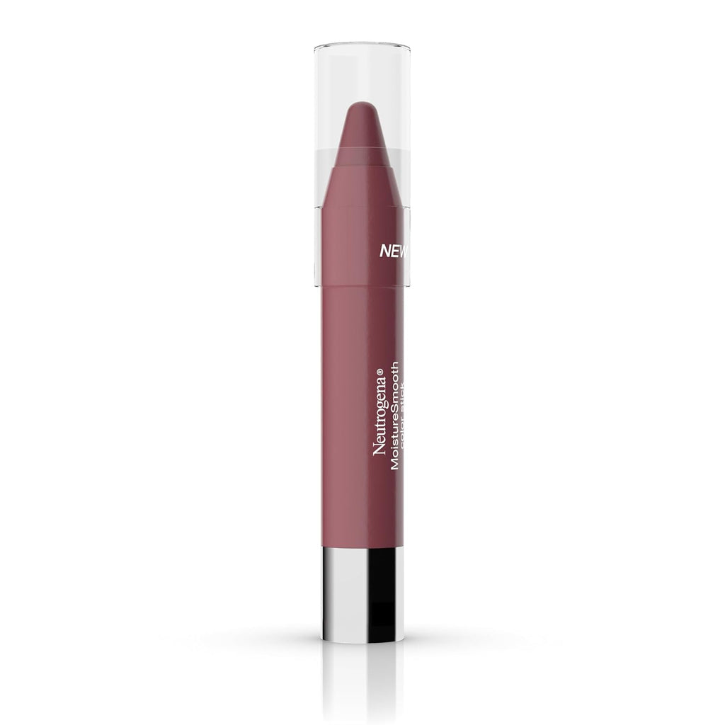 Neutrogena Moisture Smooth Color Stick for Lips, Moisturizing and Conditioning Lipstick with a Balm-Like Formula, Nourishing Shea Butter and Fruit Extracts, 120 Berry Brown.011 Oz (Pack of 1)