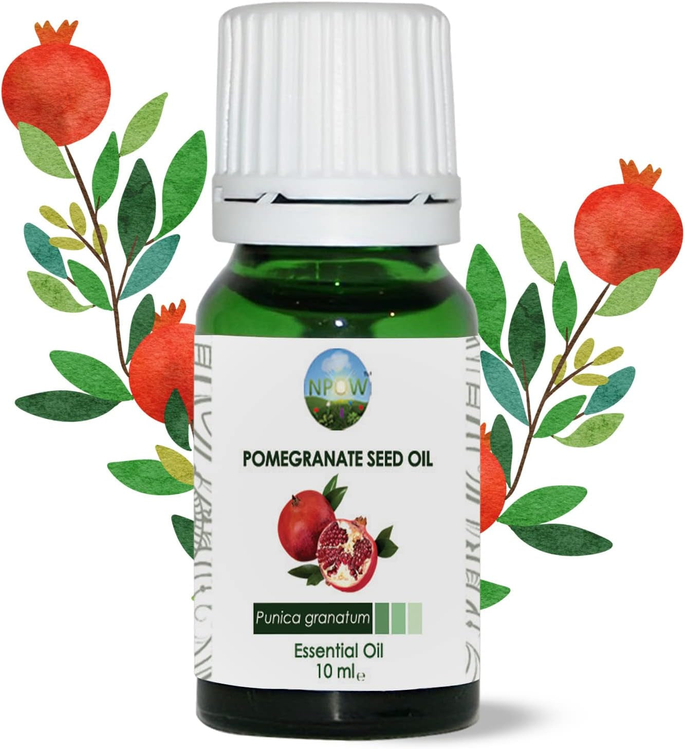 Pomegranate Essential Oils - Pure Essential Oils for Skin, Natural Pomegranate Oil for Face, Oil for Diffuser - 10Ml