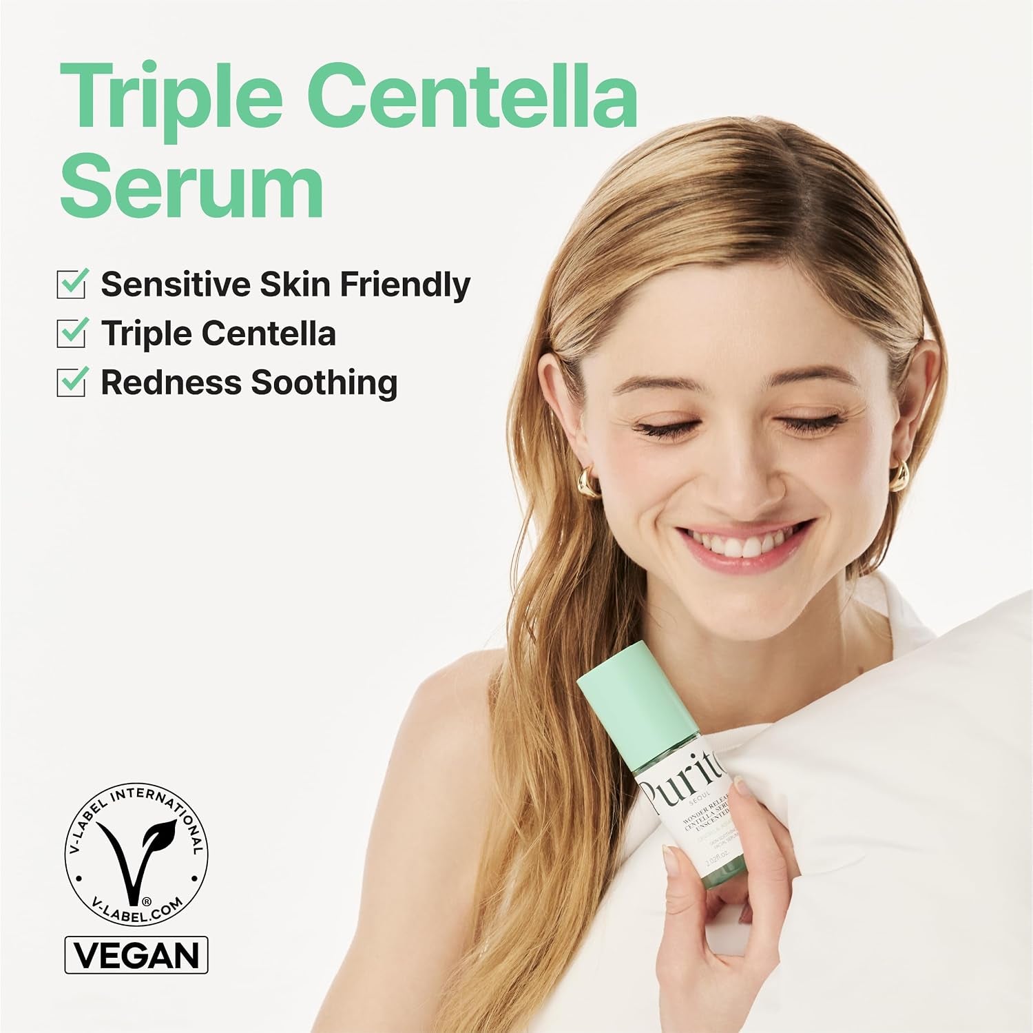 Centella Unscented Serum for Sensitive Skin, 60Ml