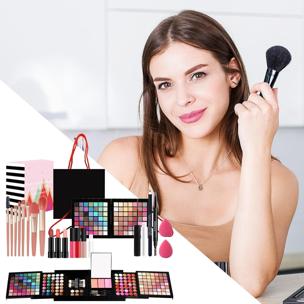 Full Makeup Kit for Women Full Start up Cosmetics Set Starter Cosmetic Kit